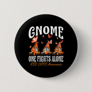Gnome One vecht alleen RSD CRPS bewustzijn Ronde Button 5,7 Cm