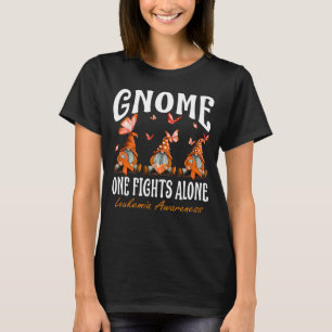 Gnome One vecht alleen tegen Leukemie Bewustmaking T-shirt