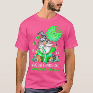 Gnome One vecht alleen tegen Mental Health Awarene T-shirt