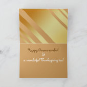 Gnome op Turkije Thanksgiving kaarten (Binnen)