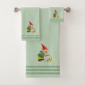 Gnome & Or, Trois Bandes sur Vert Laurier Clair (En situation)
