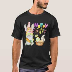 Gnome Paaseieren jagen Bunny Gnome Gnomies Happ T-shirt