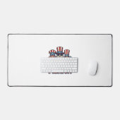 Gnome Patriote Merica Design Vectoriel Vintage_1 (Clavier et souris)