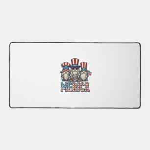 Gnome Patriote Merica Design Vectoriel Vintage_1