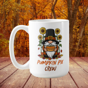Gnome Pelgrim Pompoentaart Crew Thanksgiving Koffiemok