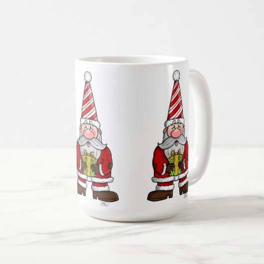 Gnome Père Noël Mug (Devant droit)