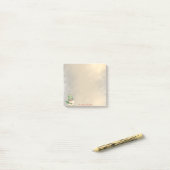 Gnome Pine Tree Gold-feestdag Post-it® Notes (Op bureau)