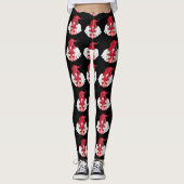 Gnome Pisces Astrologie Signal Angel Leggings (Devant)