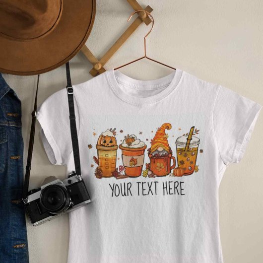 Gnome Pompoen Herfst T-shirt Retro Design Hallowee