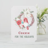 Gnome Pour la carte de vacances (Debout devant)