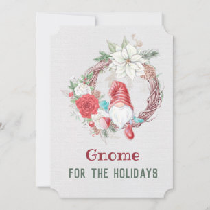 Gnome Pour la carte de vacances