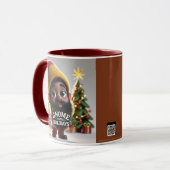 GNOME POUR LES VACANCES 2024-4-Brown Café Mug (Devant gauche)