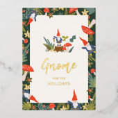 Gnome pour les vacances en or (Recto)