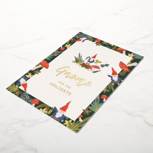 Gnome pour les vacances en or (Rotation)