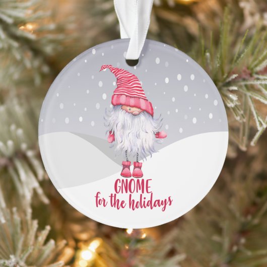 Gnome Pour L'Ornement De Noël Des Fêtes (Arbre)