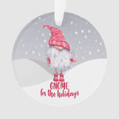 Gnome Pour L'Ornement De Noël Des Fêtes (devant)