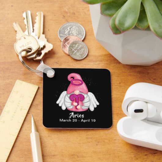 Gnome Ram Astrologie Sterrenbeeld Engel Sleutelhan Sleutelhanger (Bureau)