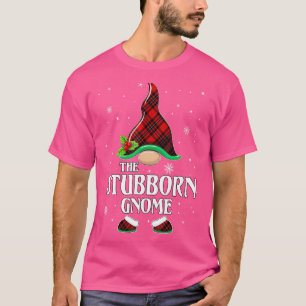 Gnome Red Pset Matching Family Kerstmis T-shirt