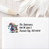 Gnome Return-adreslabel Etiket (Insitu)