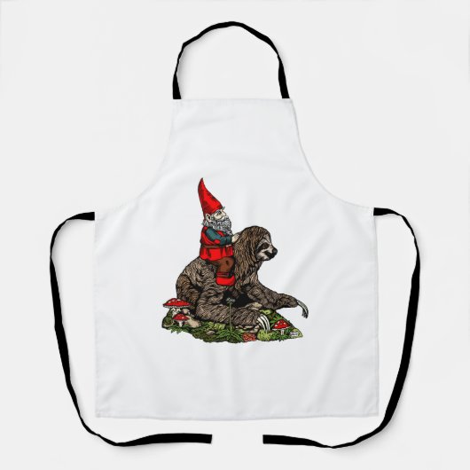 Gnome Riding a Sloth Schort (Voorkant)