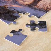 Gnome riding mountain goat legpuzzel (Zijkant)