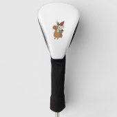 Gnome Rijden een Capybara Golfheadcover (Voorkant)