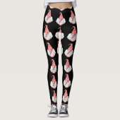 Gnome Sagittarius Astrologie Signe Ange Leggings (Devant)