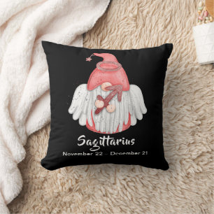 Gnome Sagittarius Astrology Sign Angel Kussen