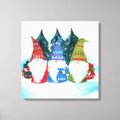 Gnome Santa Canvas Afdruk (Voorkant)
