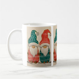 Gnome Santa Couple Koffiemok
