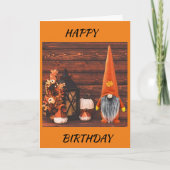 GNOME SAYS * FALL BIRTHDAYS RULE * BIRTHDAY CARD KAART (Voorkant)
