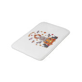 Gnome Schattigee pompoen Halloween Badmat (Gekanteld)