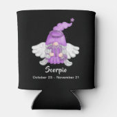 Gnome Scorpio Astrology Sign Angel Blikjeskoeler (Achterkant)