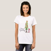 Gnome Seasons Greetings T-shirt (Voorkant volledig)