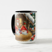 Gnome Sent Dormir Café de Noël Mug (Devant gauche)