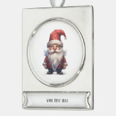 GNOME-serie Verzilverd Banner Ornament (Links)