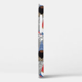 Gnome Snowflake Illustraties kerstpatroon Case-Mate iPhone Case (Achterkant / Links)