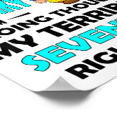 Gnome Sorry I'm Cranky Im Going Through My Terribl Poster (Hoek)