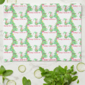 Gnome sous l'arbre serviette de cuisine (Plié)