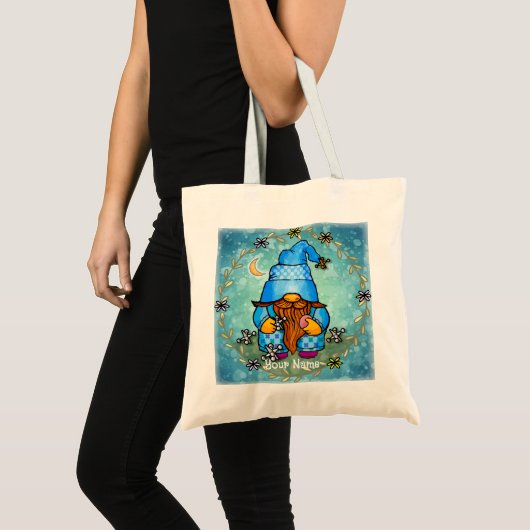 Gnome spelen jacks tote bag (Voorkant (product))