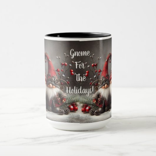Gnome SteamPunk Christmas Coffee Mok Cup (Midden)