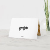 Gnome sur Turquie Cartes d'action de grâces (Dos)