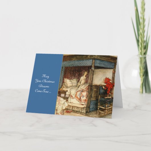 Gnome Surprise van Arthur Rackham Feestdagen Kaart (Voorkant)