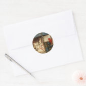 Gnome Surprise van Arthur Rackham Ronde Sticker (Envelop)