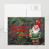 Gnome Sweet Gnome Briefkaart (Voorkant / Achterkant)