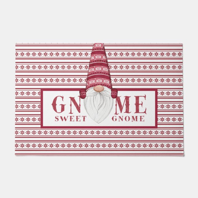 Gnome Sweet Gnome Deurmat (Voorkant)