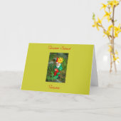 Gnome Sweet Gnome Kaart (Gele Bloem)