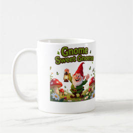 Gnome Sweet Gnome Whimsical Garden Gnome Graphic Koffiemok