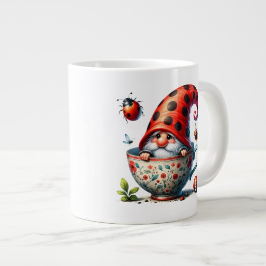 Gnome - Tasse de café extra-large (Devant droit)