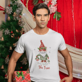 Gnome-tastic Holiday Fun met onze rode kerst T-shirt